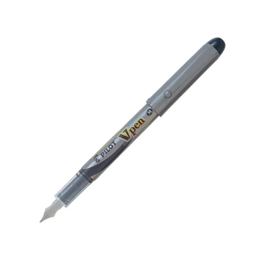 Caneta Pilot V-Pen Silver Preto