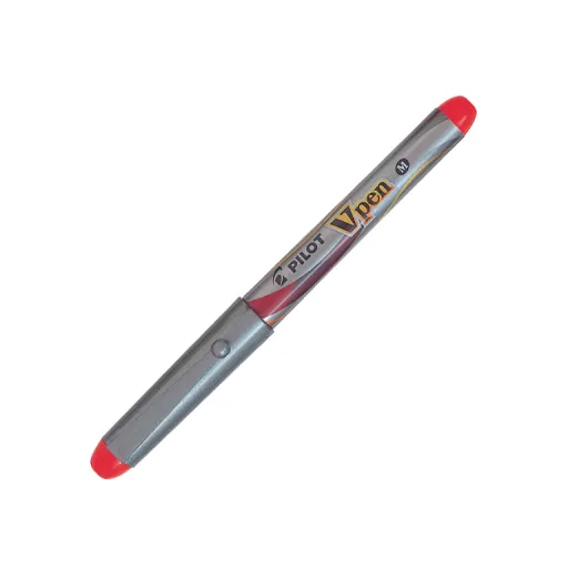 Caneta Pilot V-Pen Silver Vermelho