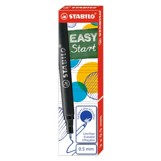 Recarga Stabilo Easy Azul 3 Un.