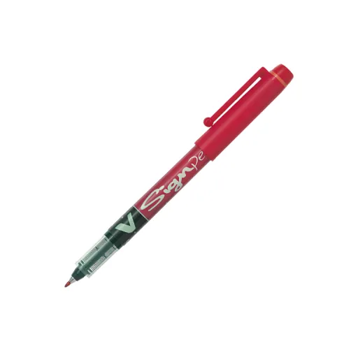 Marcador Pilot V-Sing Pen Vermelho