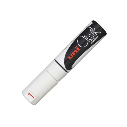 Marcador Uni Chalk 8mm Branco