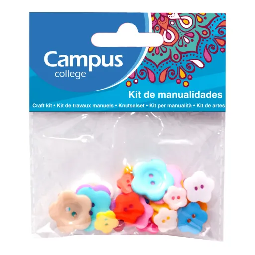 Kit Manualidades Campus Botão Flor