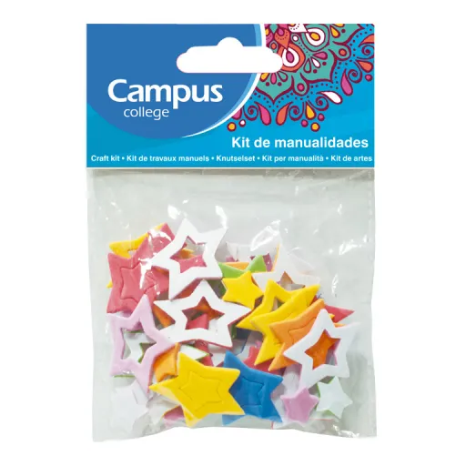 Kit Manualidades Campus Estrelas Eva 30 Un.