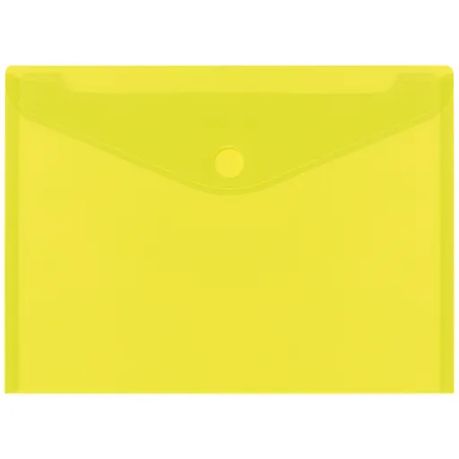 Envelopes Pp Plus A4 Velcro Amarelo