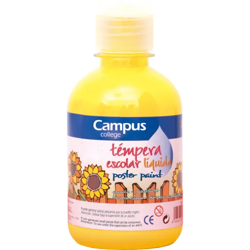 Tinta para Dedos Campus 250GR Amarelo