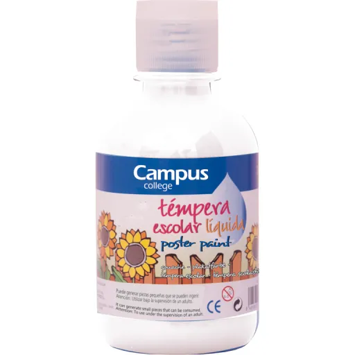 Tinta para Dedos Campus 250GR Branco