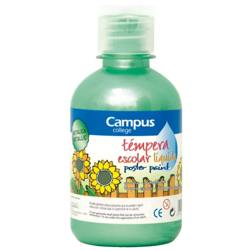 Tinta para Dedos Campus 250GR Metal Verde