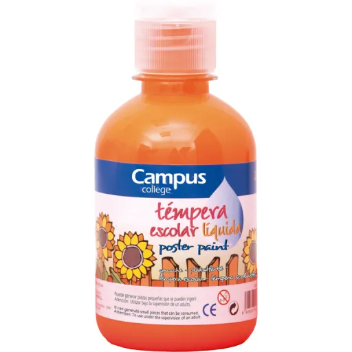 Tinta para Dedos Campus 250GR Laranja