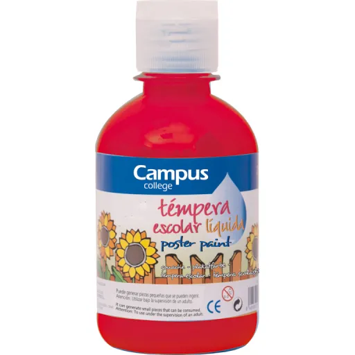 Tinta para Dedos Campus 250GR Vermelho