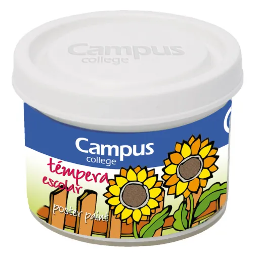 Tinta para Dedos Líquida Campus 40ML Branco  5 Un.