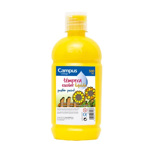 Tinta para Dedos Campus 500GR Amarelo