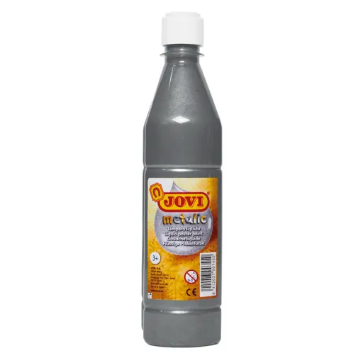 Tinta para Dedos Líquida Jovi 500ML Prateada