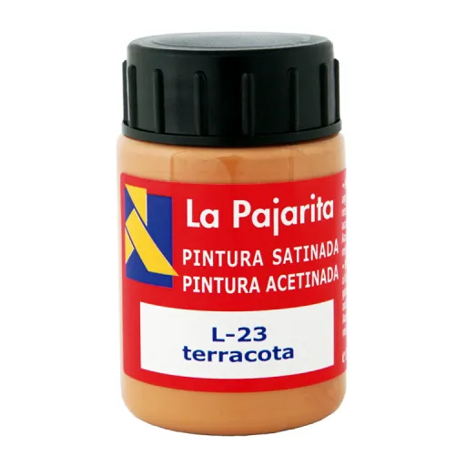 Tinta Pástica e Vinílica Líquida La Pajarita 35ML Terracota 6 Un.