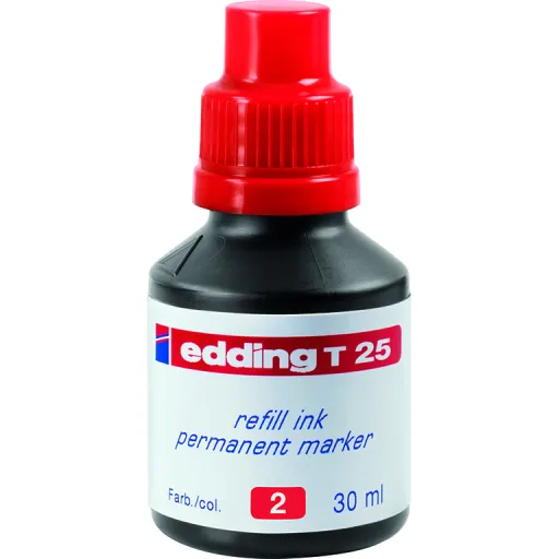 Tinta Recarga Edding T-25 Vermelho