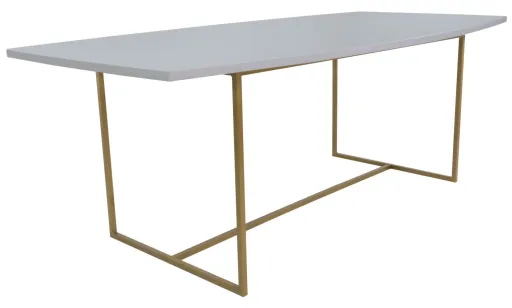 Mesa de Reunião 1600x1000mm Fine U Oval RIVA Pecunia