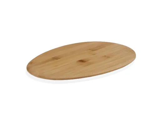 Tabua de Corte Oval Bambu