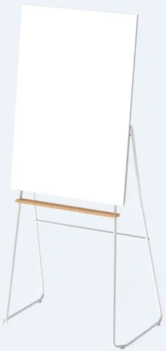 Quadro Branco Magnético Tripé 70x104cm Flip Chart Curvo Archyi