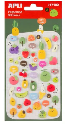 Adesivos - Frutas 100x203mm Apli