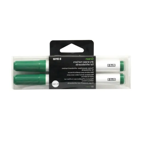 Marcadores para Quadro Branco Blister 2 Unidades Verde Bi-Office