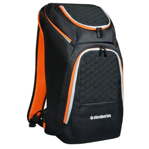 Port Mochila Gaming Steelseries Preto/Laranja 10"-17"