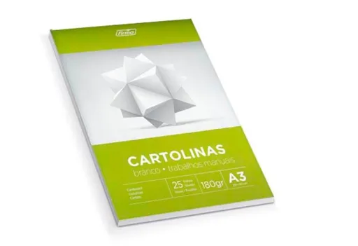 Bloco Cartolina A3 180Gr