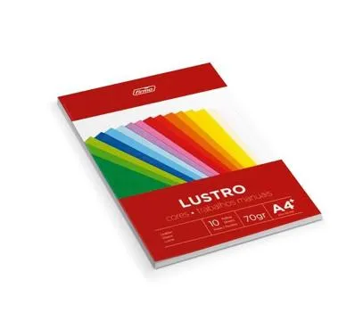 Bloco Papel de Lustro A4+ 70Gr