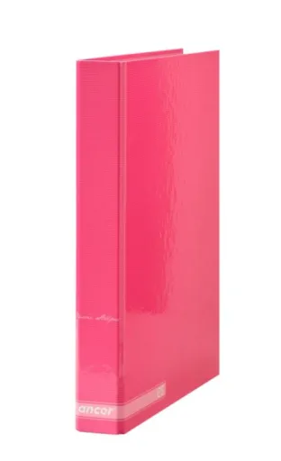 Pasta de Arquivo de Argolas A4 L.Fina 25mm  Rosa Liso Classic Stripes