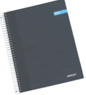 Caderno Espiral A4 Liso 80fls/70grs Azul Clássico Classic Stripes