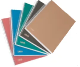 Caderno Capa Durado Pautado Sortido 120fls/70grs Kraft Colours