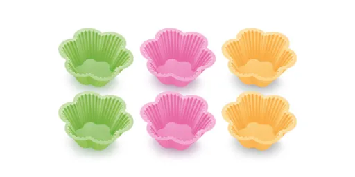 Formas de Silicone Flores 6 Un Delicia Tescoma