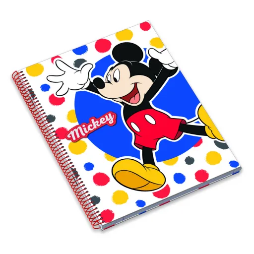 Cadernos Espiral Capa Dura A5 120F 70G Minnie&Mickey Pautado