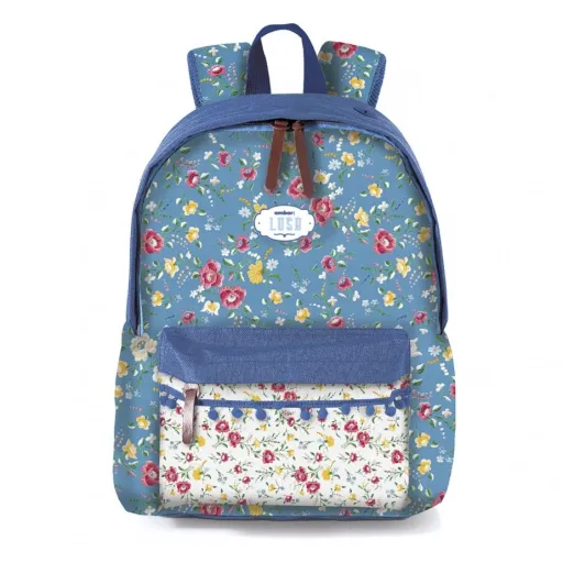 Mochila Lusa Flower Blue