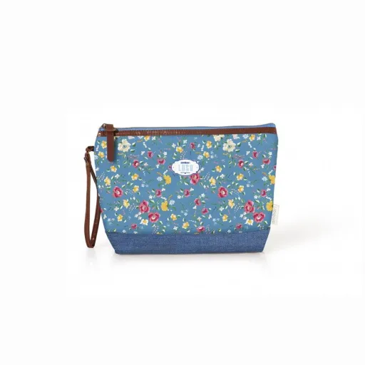 Necessaire Lusa Flower Blue