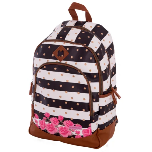 Mochila 3 Fechos Marshmallow Roses