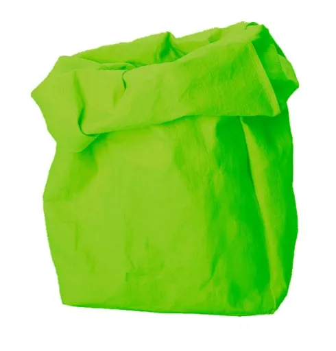 Saco Papel Papiro Verde Fluorescente