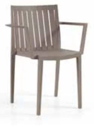 Cadeiras de Jardim Armchair Elte Castanho Claro