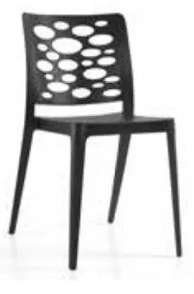 Cadeira de Jardim Chair Venus Preto