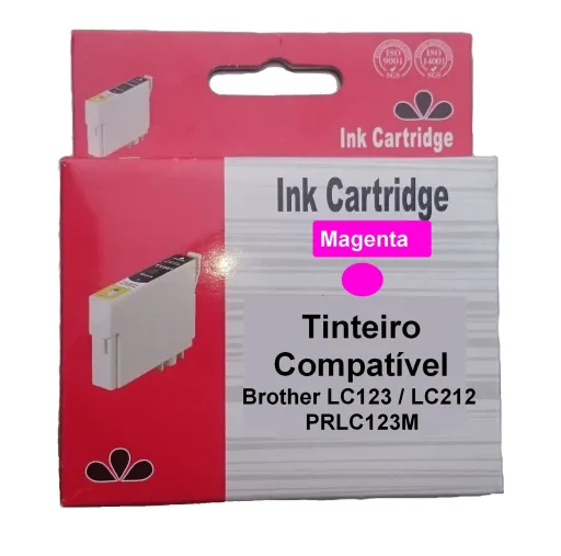 Tinteiro Compatível Magenta P/ Brother LC123M/LC121M