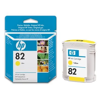 Tinteiro Amarelo HP Designjet 500/800 - 82