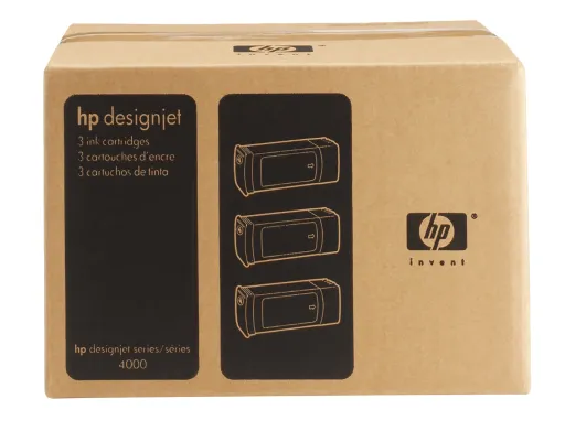 Tinteiro Amarelo HP Designjet 4000 - 90 - 400 Ml - Pack de 3