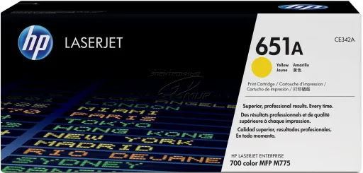 Toner Amarelo HP Laserjet Enterprise M775 Série (651A)