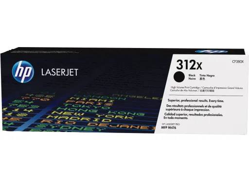 Toner HP Laserjet Pro Mfp M476 Série-Preto Alta Capa. (312X)