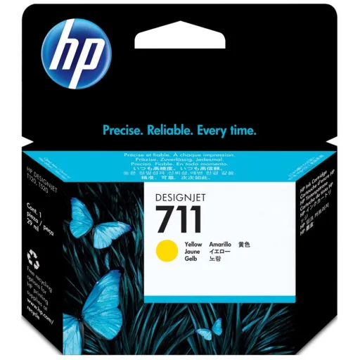 Tinteiro Amarelo HP Designjet T120/T520 - 29ml -711