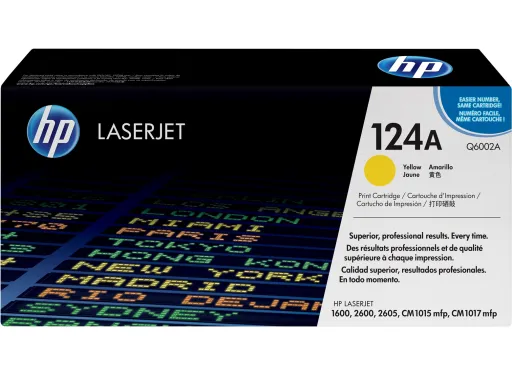 Toner Laser HP Laserjet Color 2600 (124A) - Amarelo