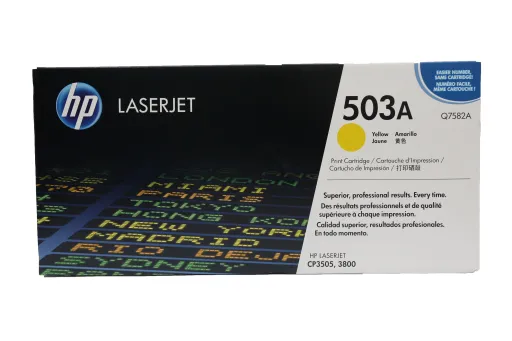 Toner Laser HP Laserjet Color 3800 - Amarelo - 503A