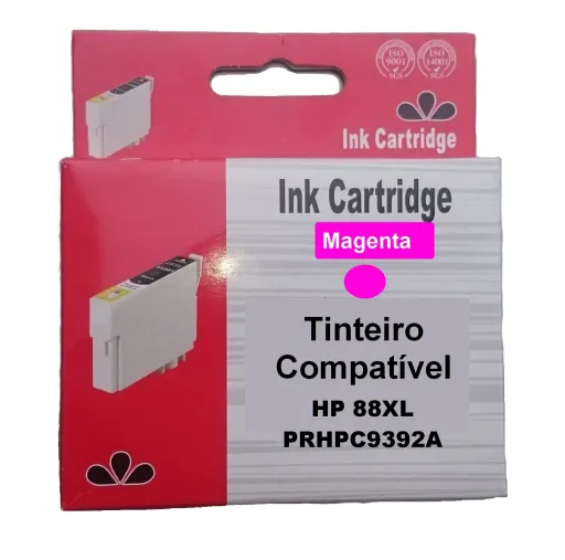 Tinteiro Genérico Magenta P/ HP C9392A/C9387A - 88XL