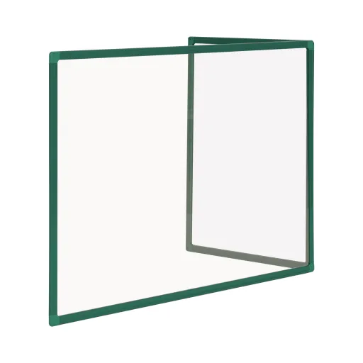 Placa Acrílica Duo Frame Verde 900x600mm COVID-19