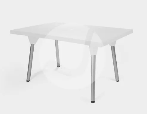 Mesa de Jardim Elegance (90x150x72cm) Branco