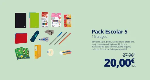 Pack Escolar 15 Unidades Nº5