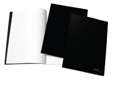 Caderno Liso Capa Preta A5 Frm